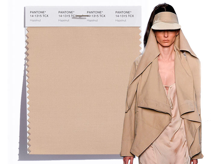 10 Colori Moda Primavera Estate 2017 Beige Hazelnut