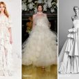 Abiti da sposa a balze moda inverno 2017