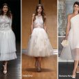Abiti da sposa midi moda autunno inverno 2017