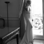 Abito da sposa minimal mod Bernadette Alessandra Rinaudo 2017