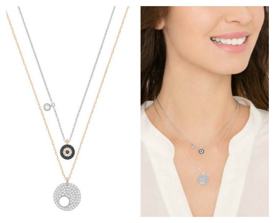 Gioielli pendenti Swarovski Crystal Wishes Evil Eye San Valentino 2017