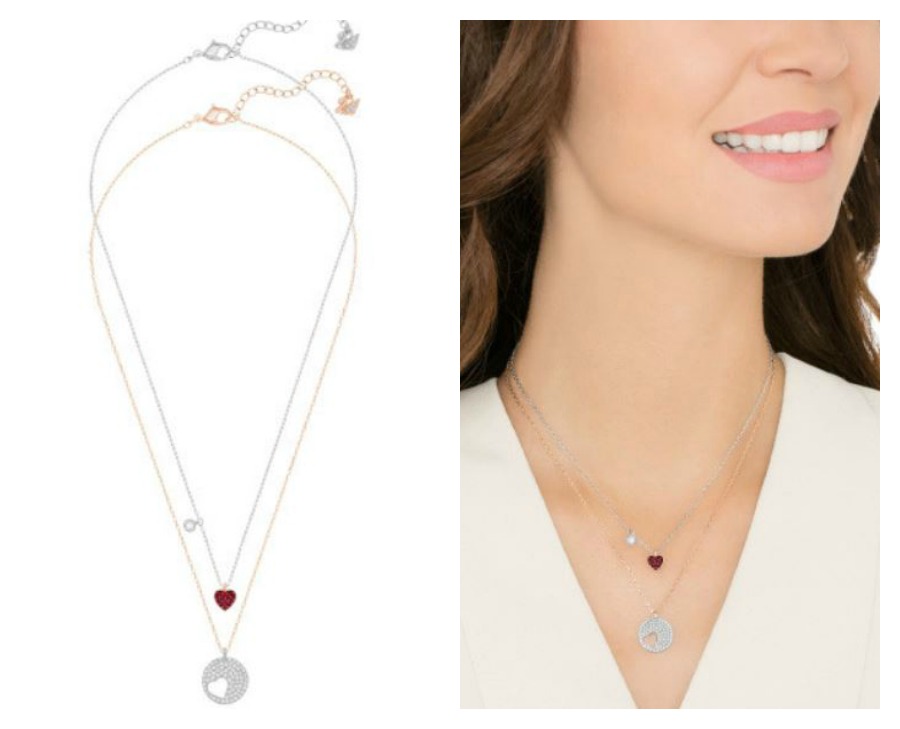 Gioielli pendenti Swarovski Crystal Wishes Heart San Valentino 2017