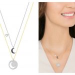 Gioielli pendenti Swarovski Crystal Wishes Moon San Valentino 2017 1