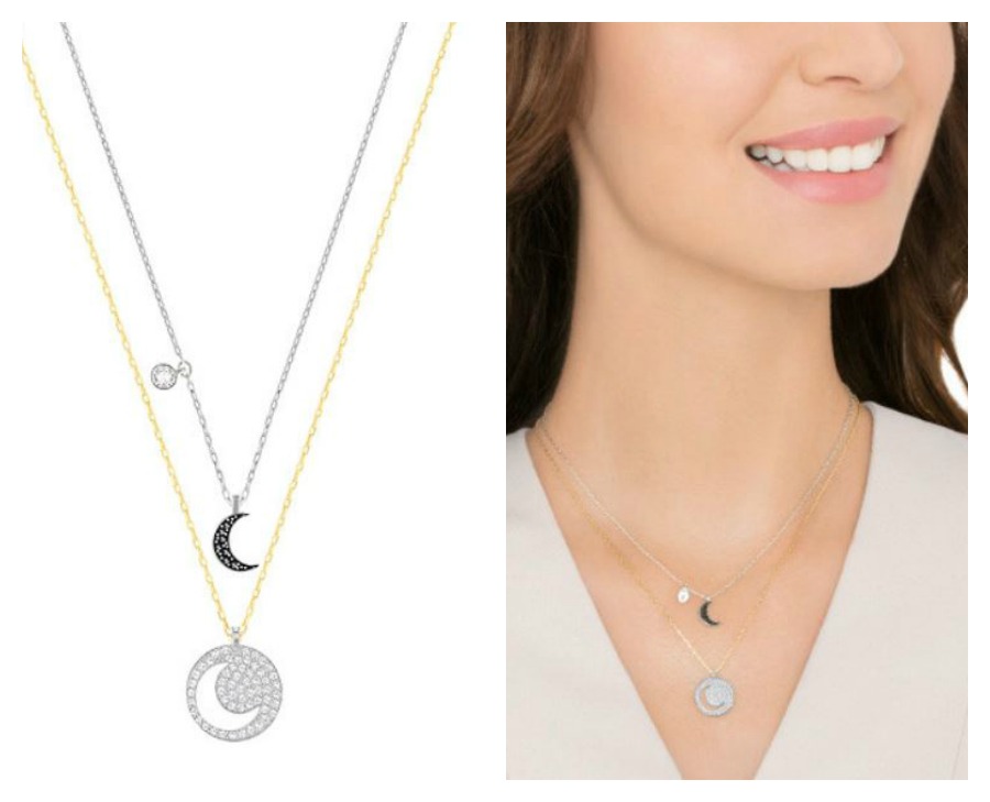 Gioielli pendenti Swarovski Crystal Wishes Moon San Valentino 2017 1