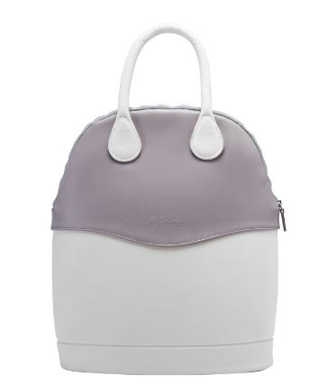 Borsa O Bag 50 con cover in ecopelle grigia primavera estate 2017