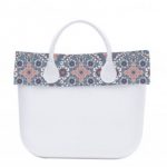 Borsa O Bag Mini con bordo fantasia damascata primavera 2017