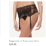 Brasiliano reggicalze e body Intimissimi linea Lace Satin