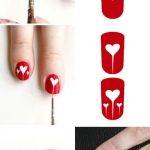 Facile Tutorial Nail Art romantiche San Valentino