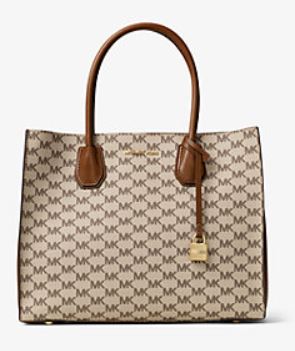 Nuova Tote bag Mercer MK grande primavera estate 2017 in tessuto logato