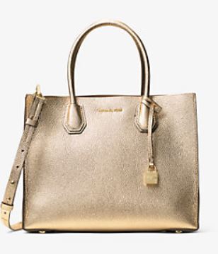 Nuova Tote bag Mercer MK primavera estate 2017 in pelle metallizzata