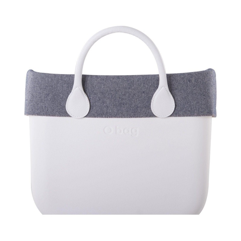 Nuovo Bordo Borse O Bag in micro texture colore blu primavera estate 2017