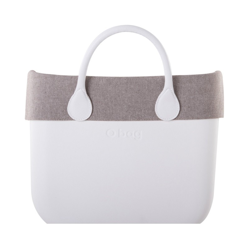 Nuovo Bordo Borse O Bag in micro texture colore tortora primavera estate 2017