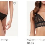 Perizoma e Bralette Intimissimi 2017