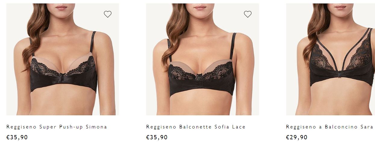 Reggiseni Intimissimi 2017