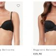 Reggiseni Intimissimi linea San Valentino 2017