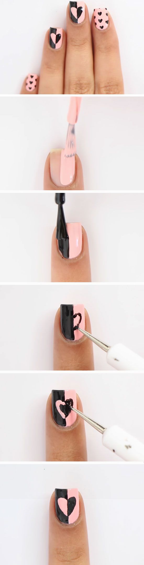 Tutorial Nail Art San Valentino