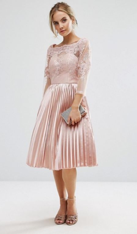 Abito da cerimonia al ginocchio primavera estate 2017