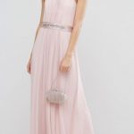 Abito elegante lungo da cerimonia primavera estate 2017