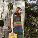 Abito lungo in maglia lurex Sisley estate 2017