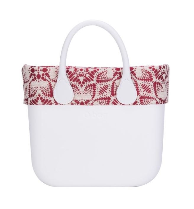 Bordo borsa O Bag mini in tessuto effetto pizzo Riviera primavera estate 2017
