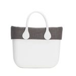 Bordo estivo o bag mini in Juta grigia