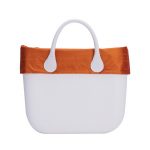 Bordo in seta arancione borsa O bag estate 2017