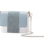 Borsa O Pocket con fascia in tessuto verde collezione primavera estate 2017