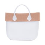 Borsa o Bag con nuovo bordo in lino delave rosa phard primavera estate 2017