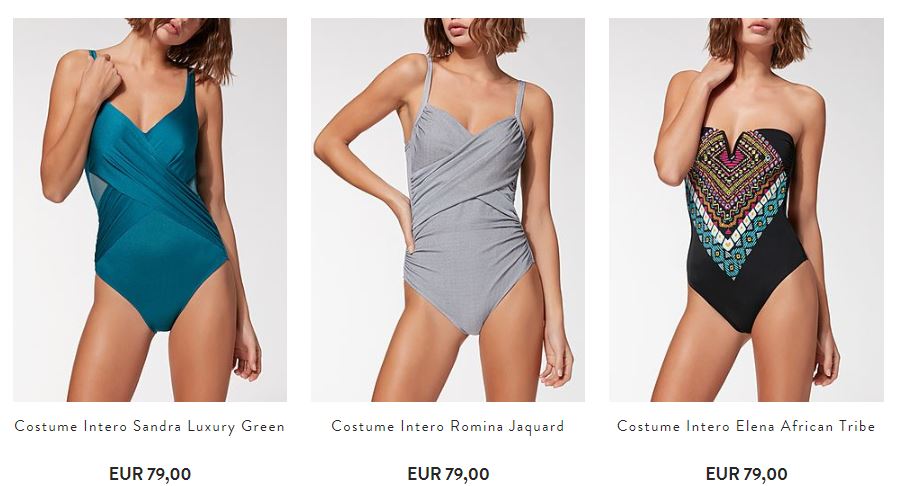 Catalogo Costumi Interi Calzedonia estate 2017