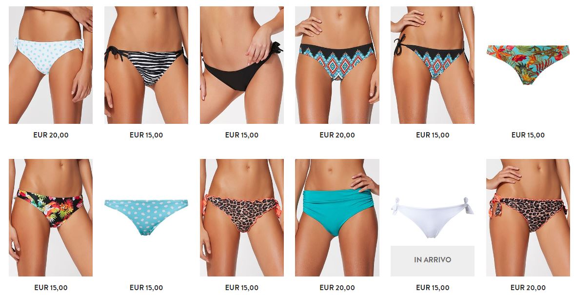 Costumi da bagno Calzedonia catalogo 2017