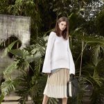 Gonna plisse Sisley primavera estate 2017