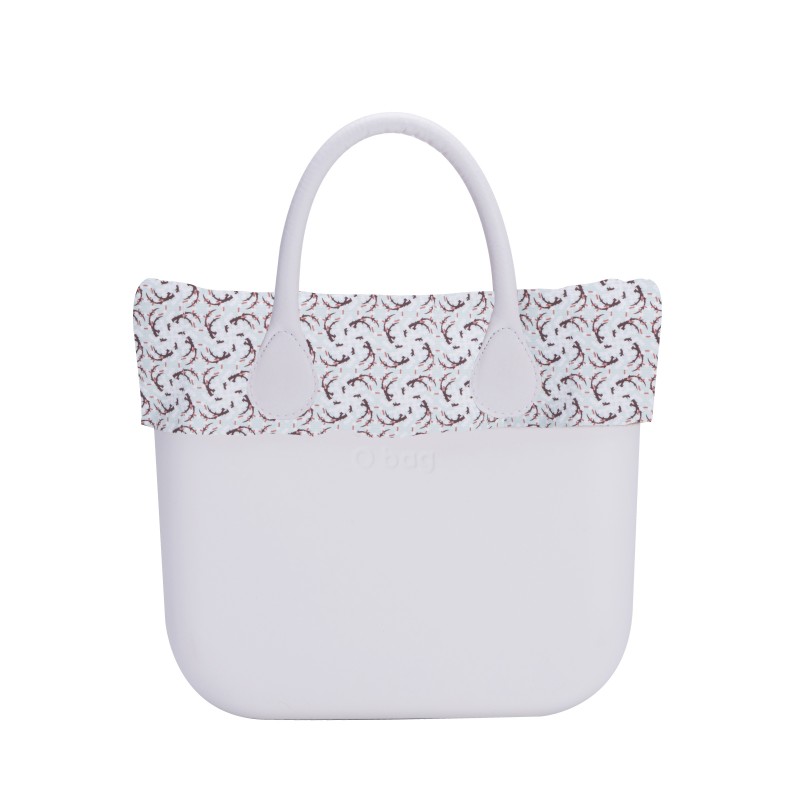 Nuovo Bordo estivo o bag mini in tessuto fantasia sakura