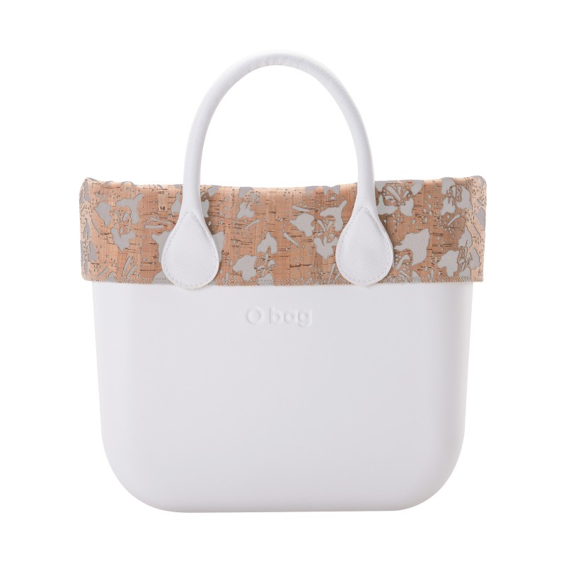 Nuovo Bordo in sughero laserato borsa O bag estate 2017