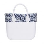 Nuovo bordo borsa O Bag mini in tessuto effetto pizzo Riviera primavera estate 2017