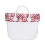 Nuovo bordo borse O Bag effetto pizzo Riviera rosso estate 2017