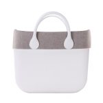 Nuovo bordo estivo 2017 O bag in tessuto micro texture tortora