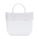 O Bag Mini con bordo estivo 2017 Candy Ecru