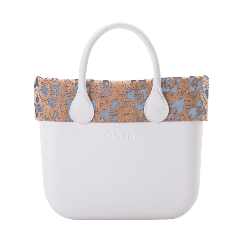 O Bag Mini con bordo in sughero laserato primavera estate 2017