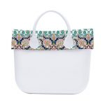 O Bag con bordo in tessuto fantasia foulard primavera estate 2017