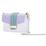 O Pocket con pattina in ecopelle con fascia ad intreccio estate 2017