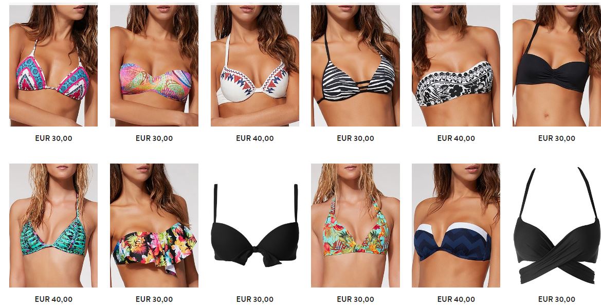 Reggiseni bikini Calzedonia 2017 Foto e Prezzi