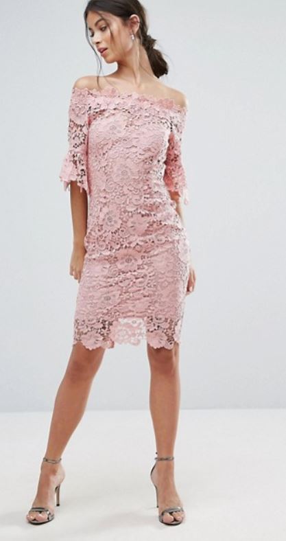 Tubino in pizzo da cerimonia