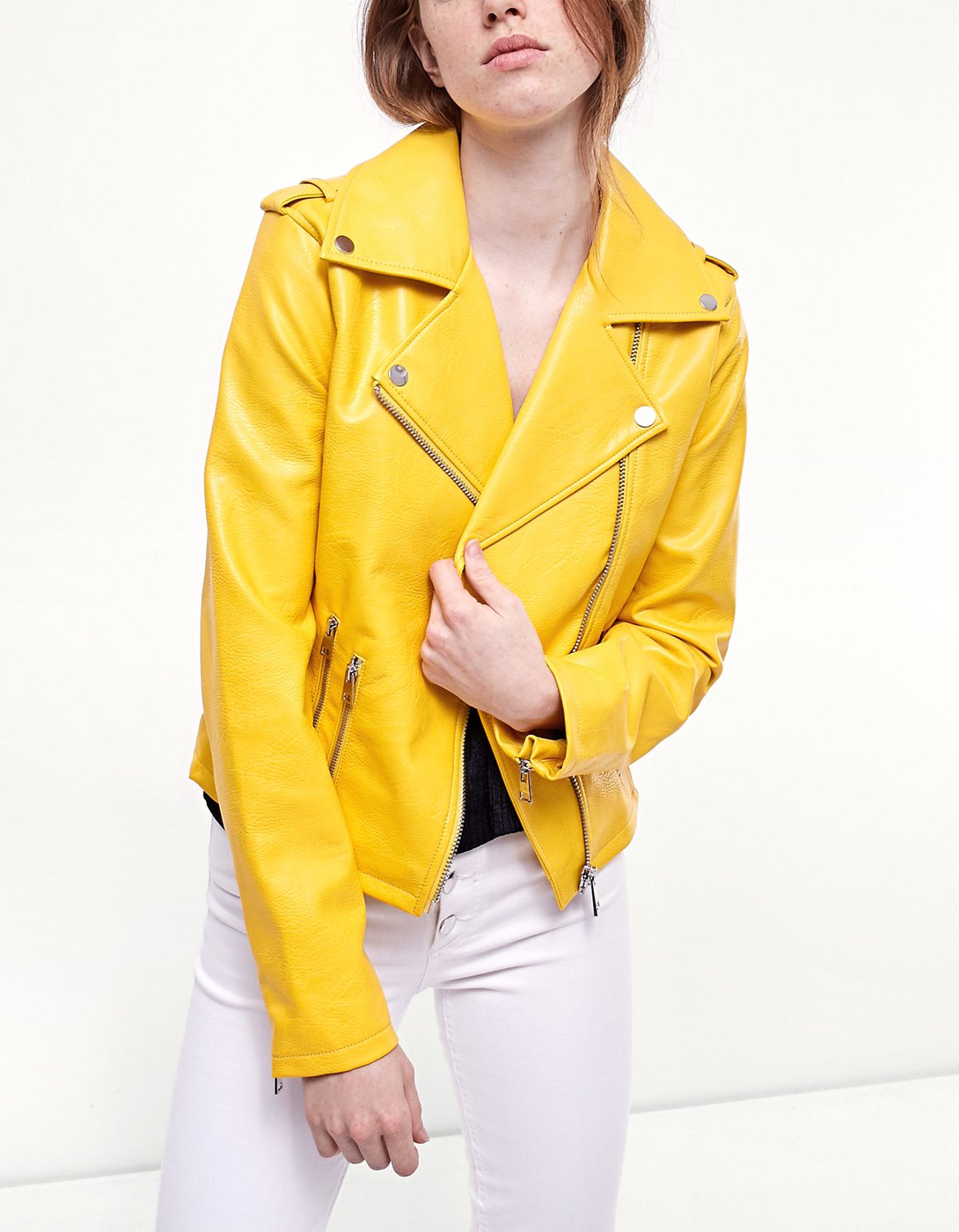 Giubbotto biker ecopelle Stradivarius