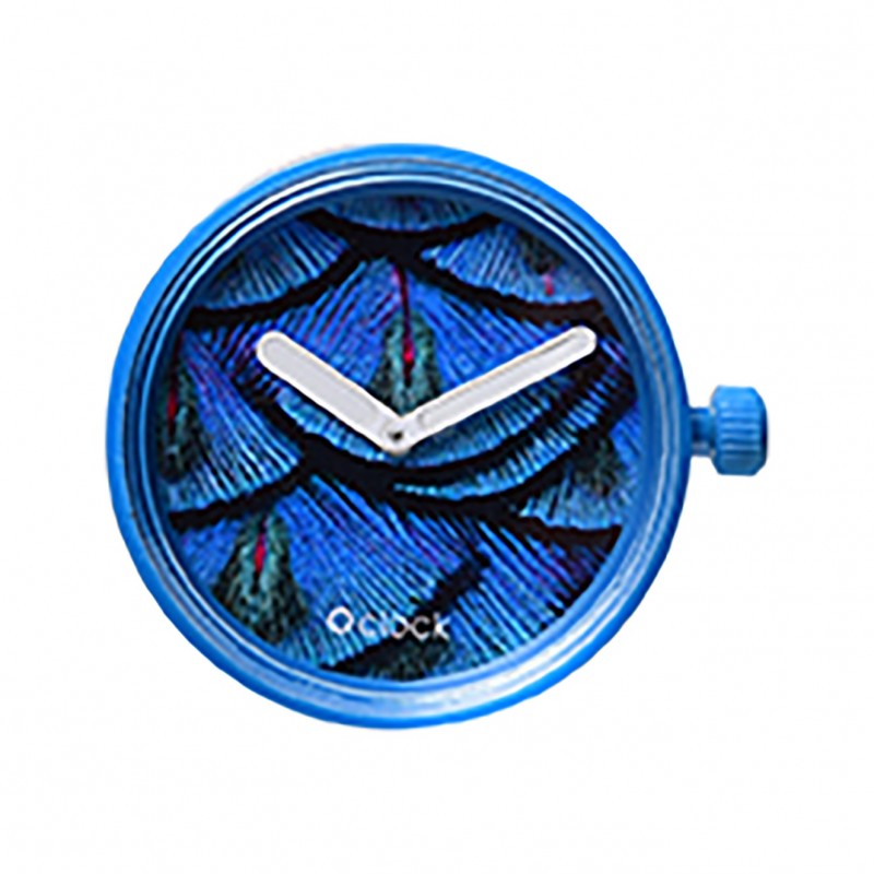 Meccanismo O clock animalier pavone bluette primavera 2017