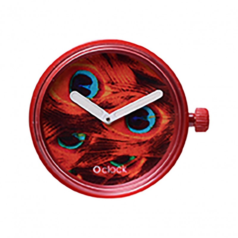 Meccanismo O clock animalier pavone bordeaux primavera 2017