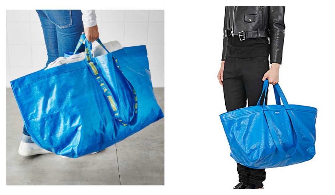 Nuova borsa Balenciaga copia borsa IKEA