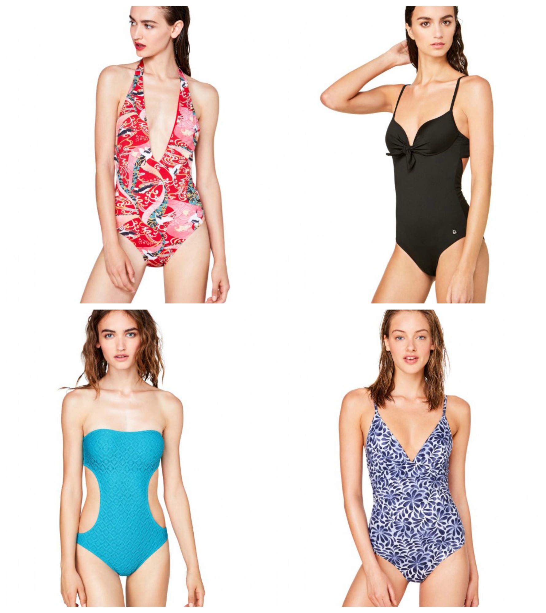 Costumi interi Benetton estate 2017