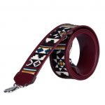 Tracolla in ecopelle fantasia optical O Swing di O bag 2017