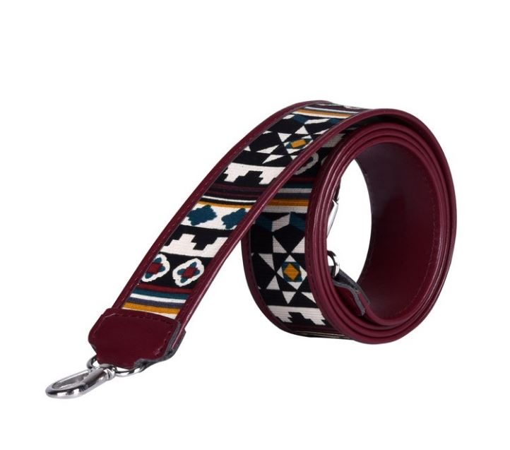 Tracolla in ecopelle fantasia optical O Swing di O bag 2017