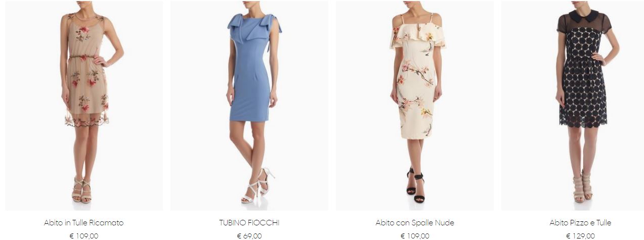 Vestitini Rinascimento estate 2017